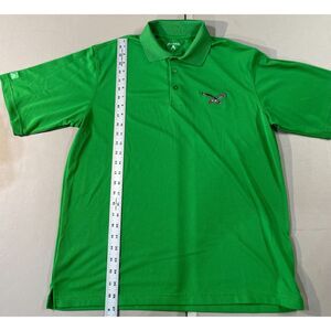 Antigua Philadelphia Eagles Kelly Green Polo Shirt Sz. Medium